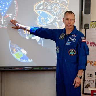 Visit of Andrew Feustel, NASA astronaut