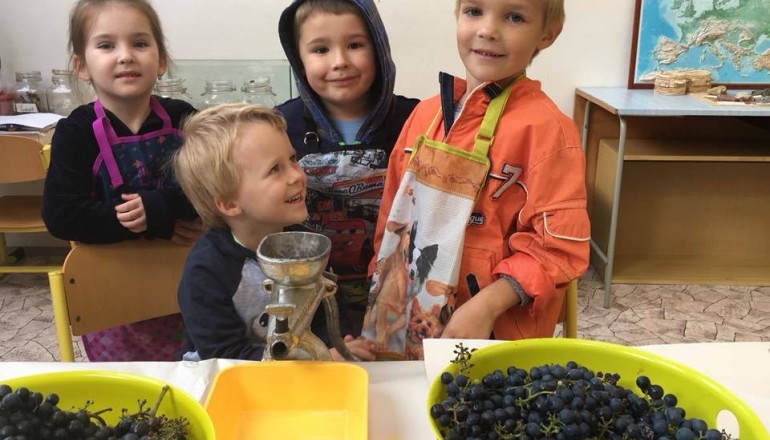 Tradiční vinobraní ve škole Cesta k úspěchu