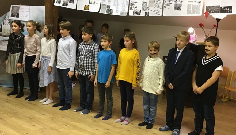 Celoškolní projekt k 30. výročí Sametové revoluce